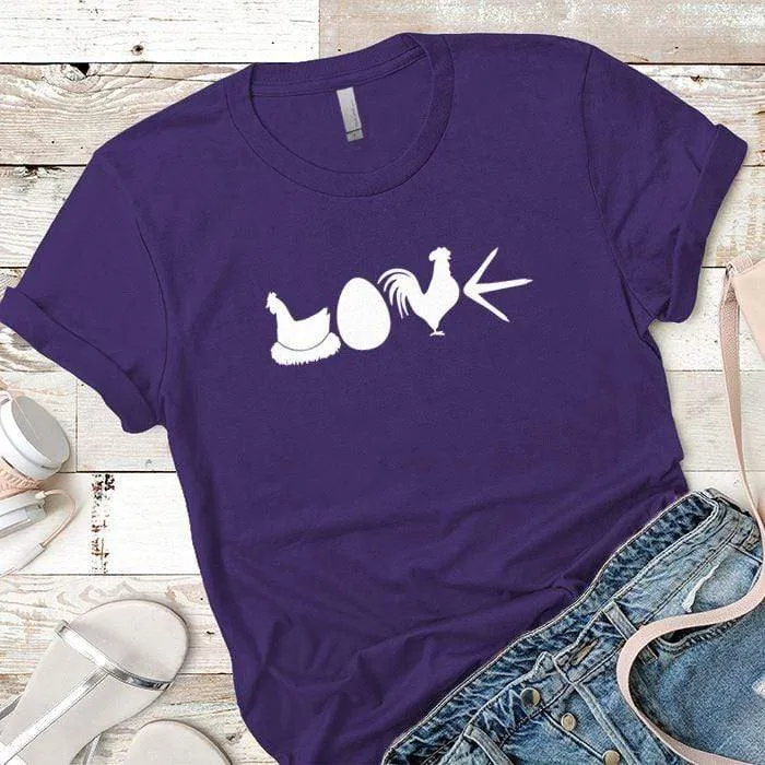 Chicken Love Premium Tees