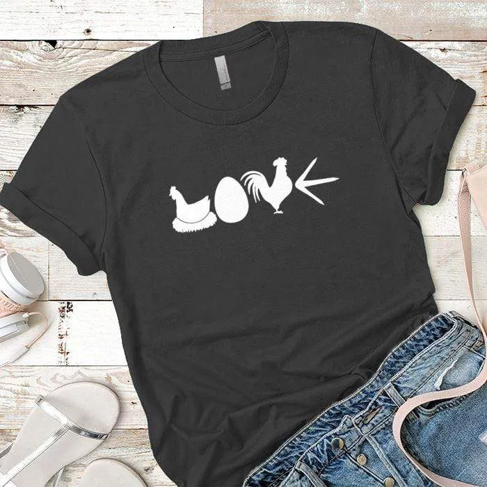 Chicken Love Premium Tees