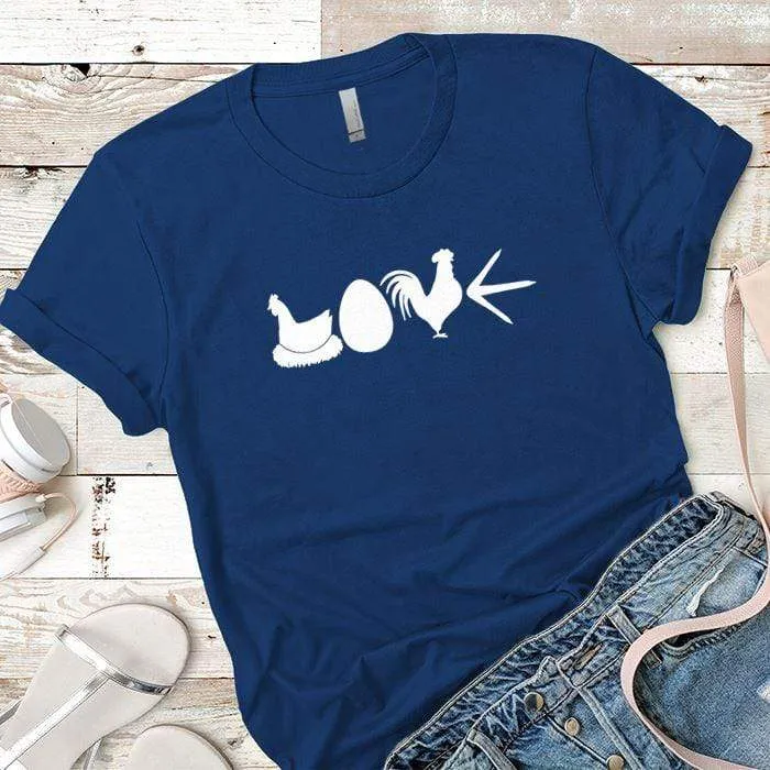 Chicken Love Premium Tees
