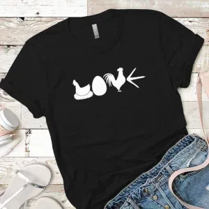 Chicken Love Premium Tees