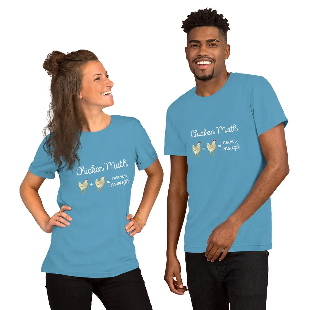 Chicken Math Short-Sleeve Unisex T-Shirt