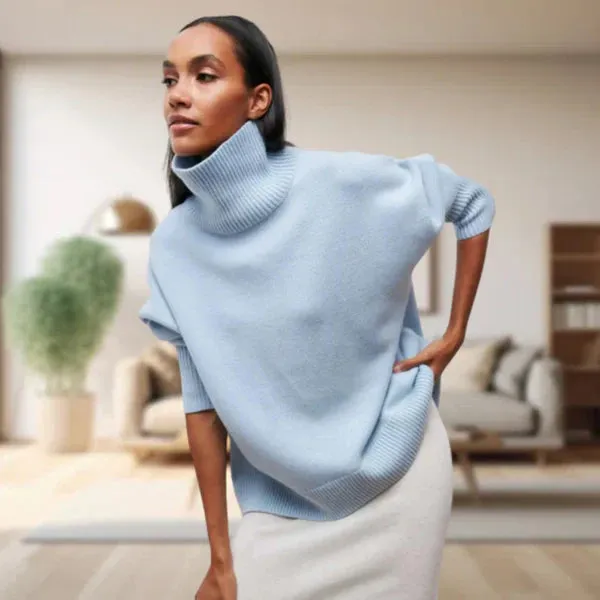 Classic turtleneck sweater for women - anne