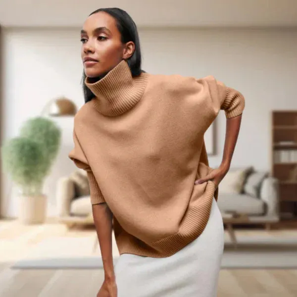Classic turtleneck sweater for women - anne