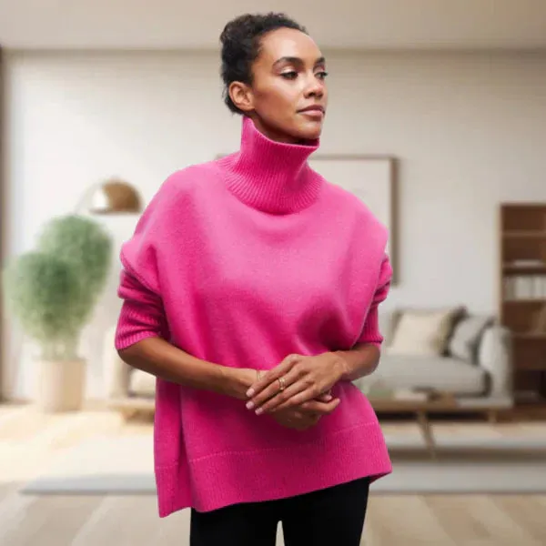 Classic turtleneck sweater for women - anne