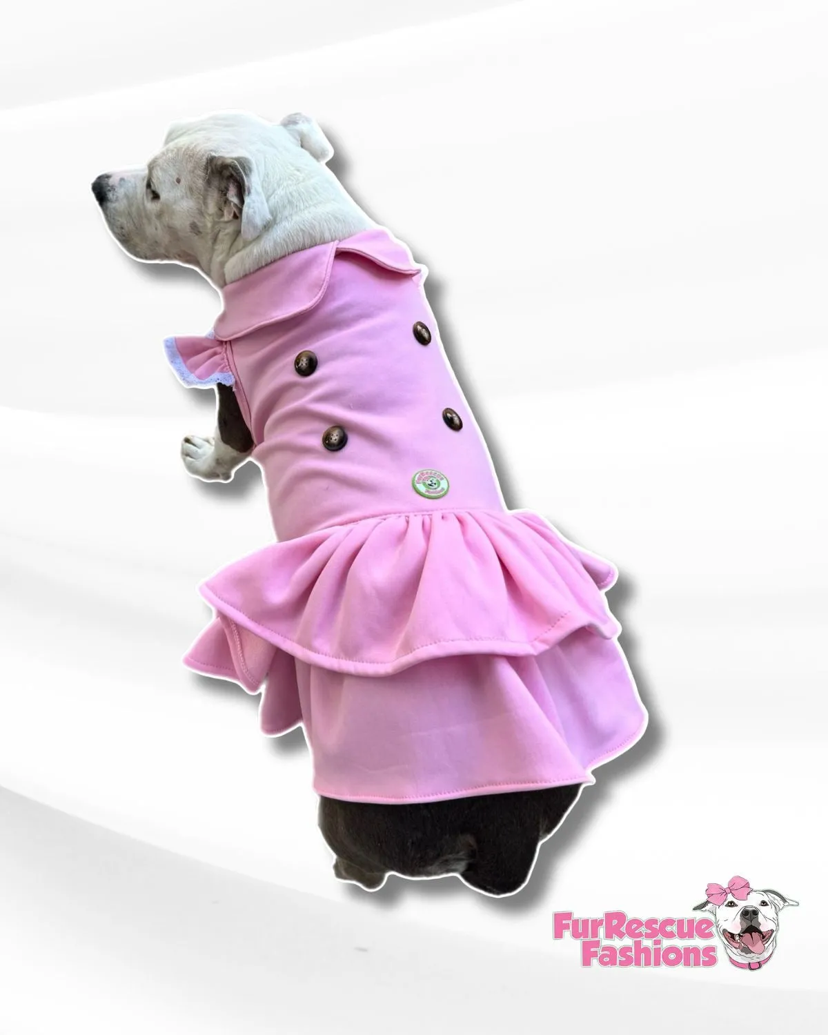 Classy But Naughty Pink Ruffle Dress