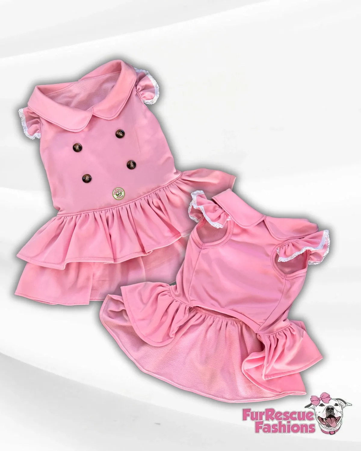Classy But Naughty Pink Ruffle Dress