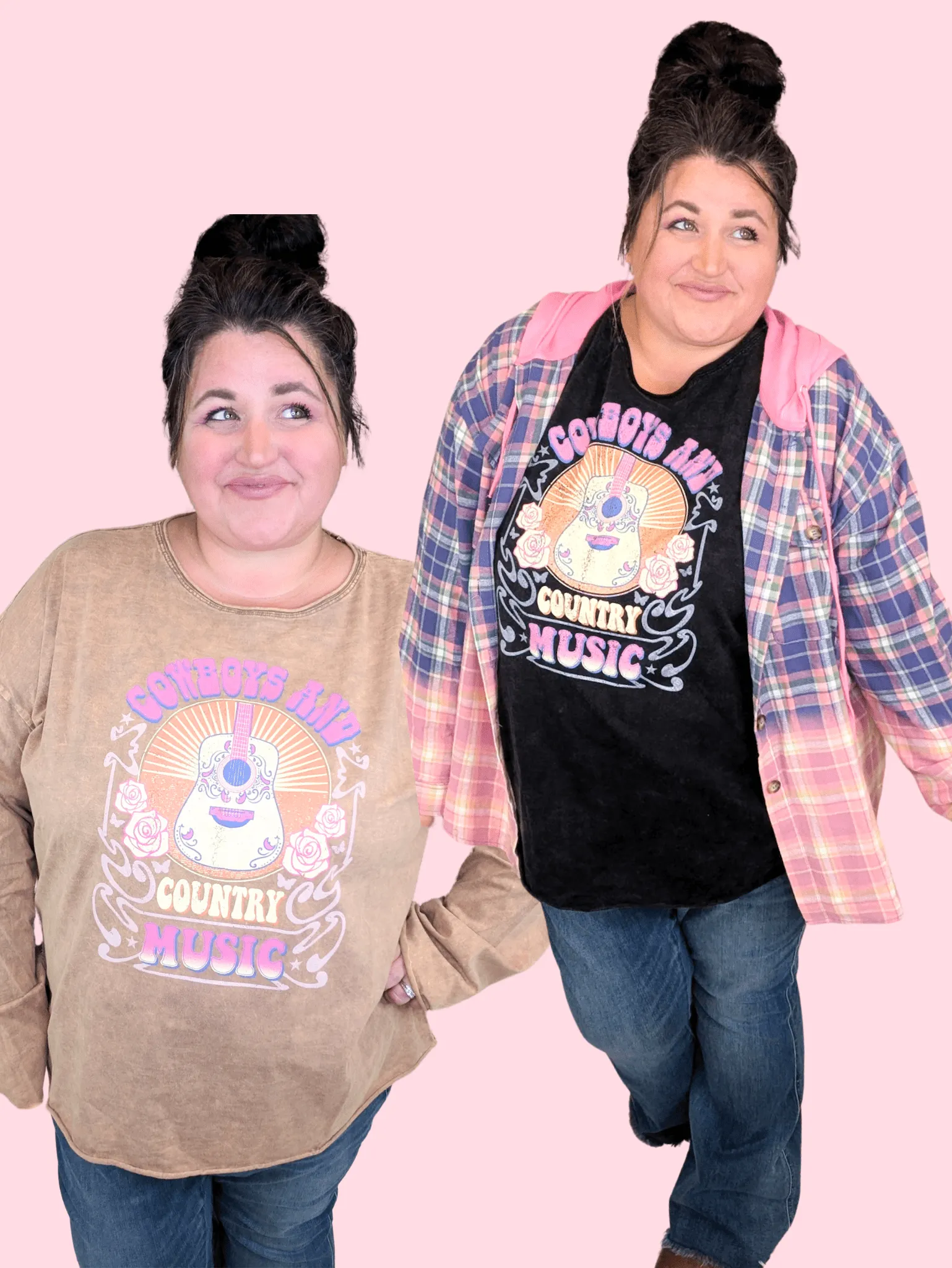 Cowboys & Country Music Mineral Wash Long Sleeve