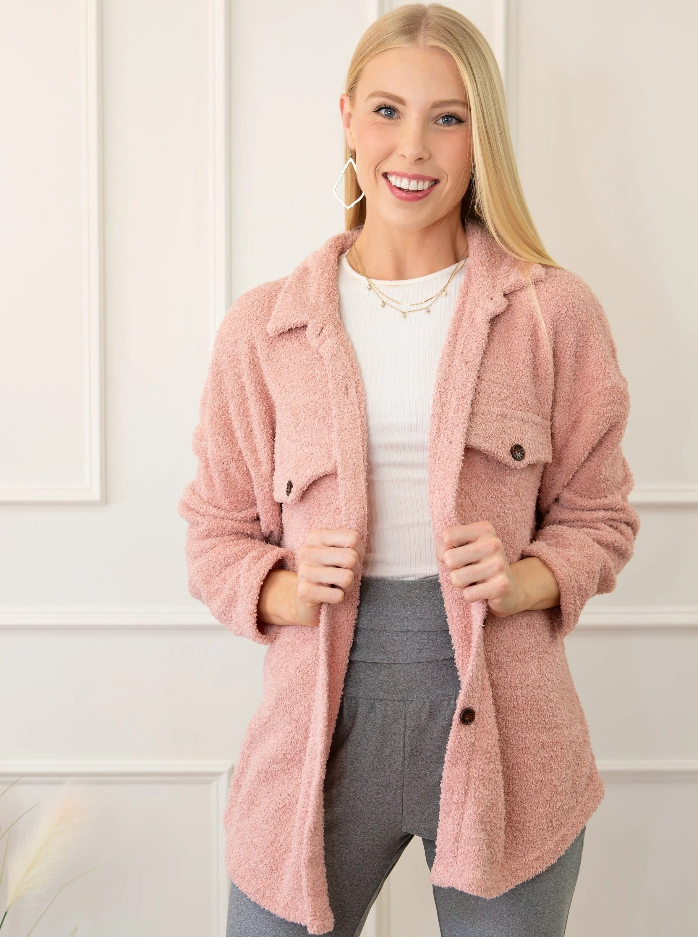Cozy Button Down Shacket