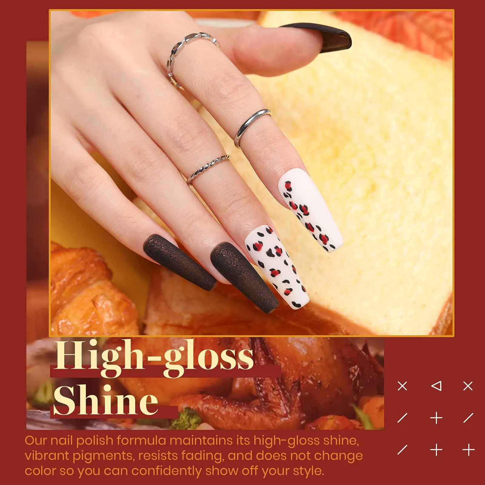 Cozy Campfire - 20 Gel Colors Set with Top and Base Coat (5ml/Each)