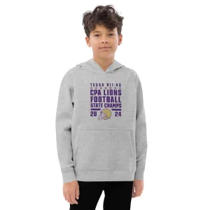 CPA Football Champs 2024 / Kids fleece hoodie