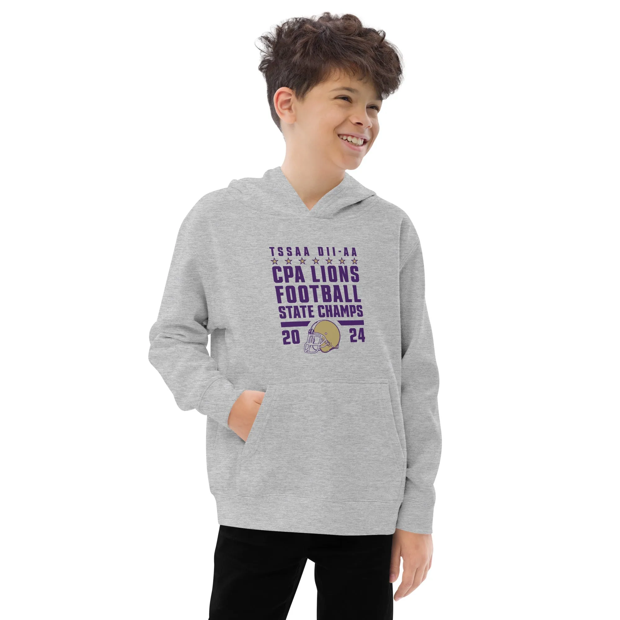 CPA Football Champs 2024 / Kids fleece hoodie