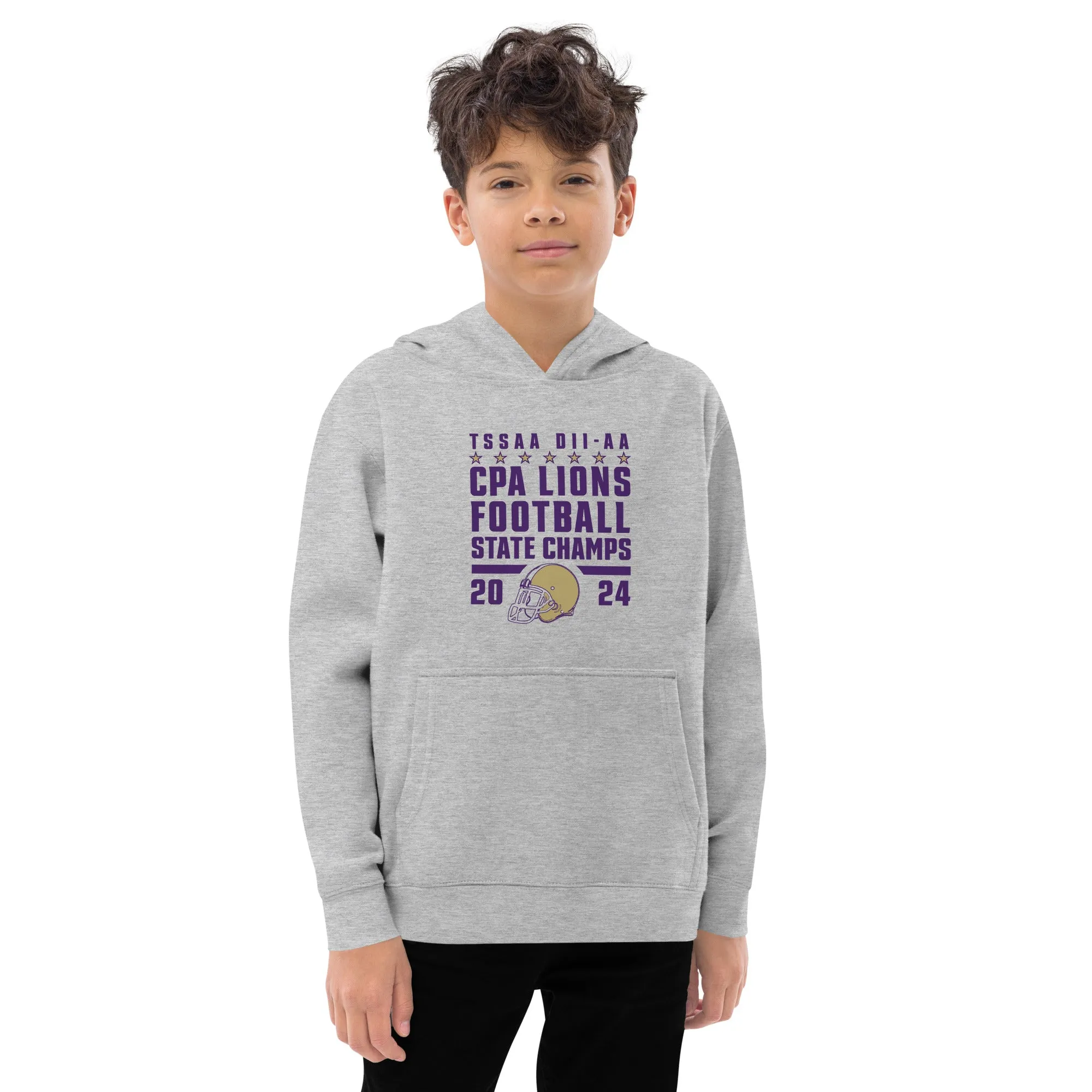 CPA Football Champs 2024 / Kids fleece hoodie