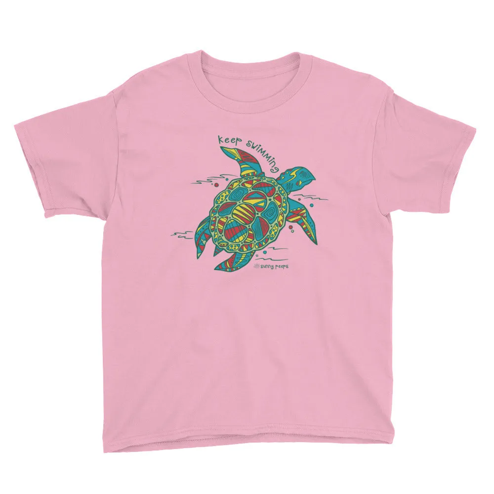 Crazy Turtle - Short-Sleeve Youth T-Shirt