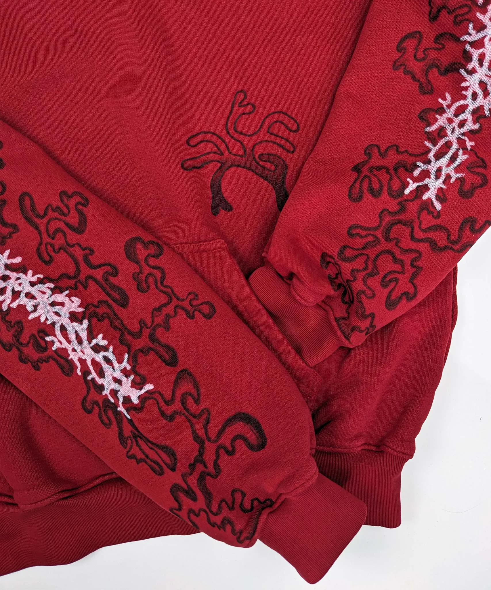 Crimson Algae Hoodie