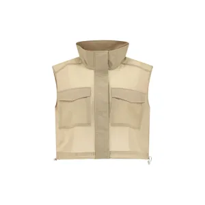 Cropped Gilet Jacket
