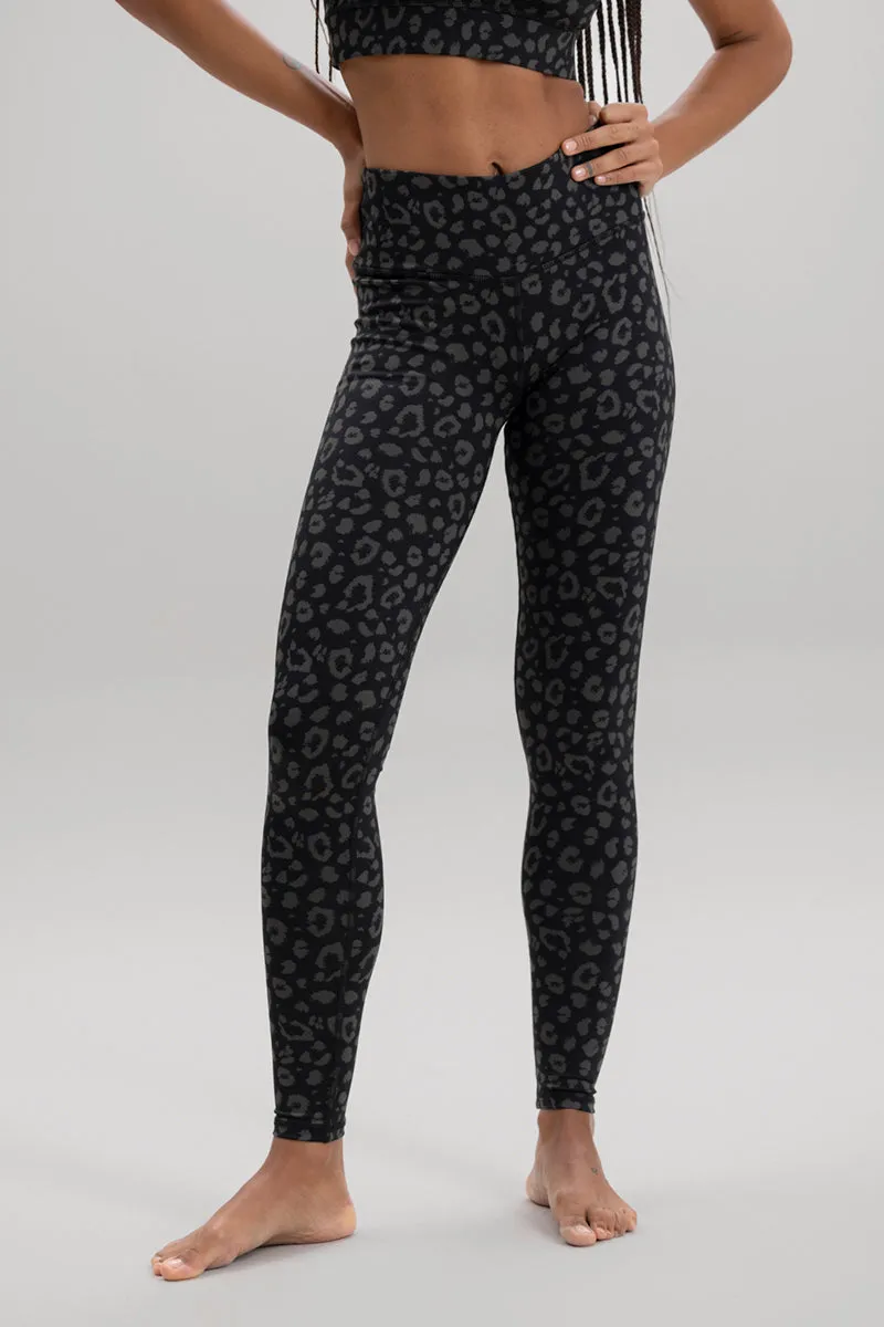 Cropped Leggings Leo Black