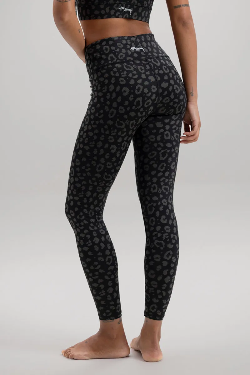 Cropped Leggings Leo Black