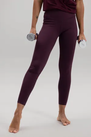 Cropped Leggings Wine