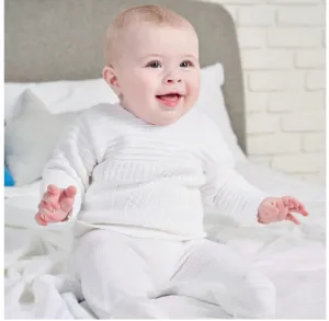 Dandelion Diamond Two Piece White Set