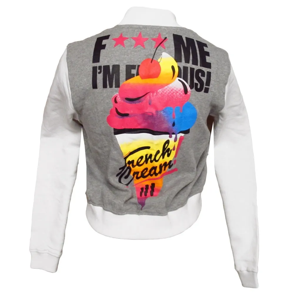 David Guetta F Me I'm Famous Ibiza French Cream Women's Teddy Jacket