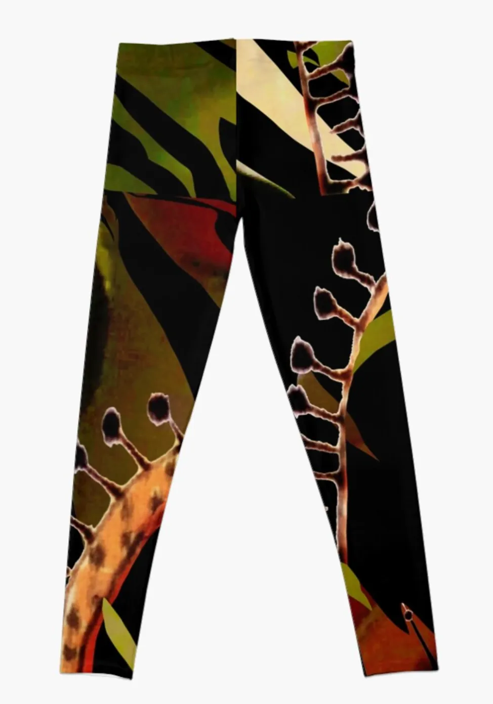 Designer Leggings  - Forest Shadows
