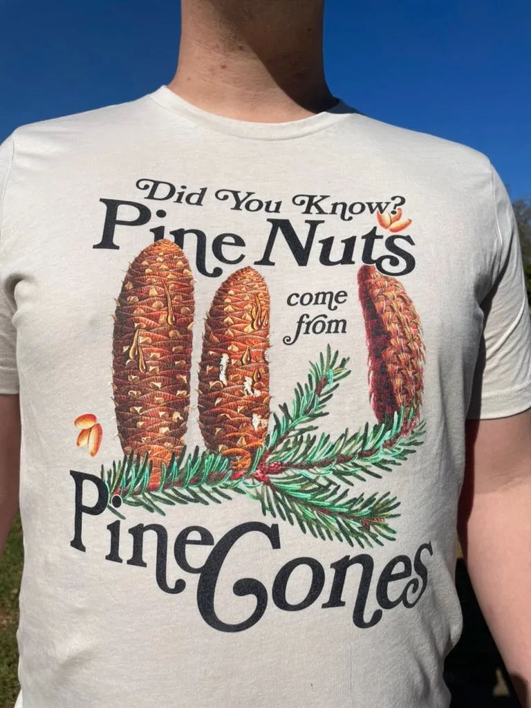 Did You Know? Pine Nuts Come From Pine Cones T-Shirt