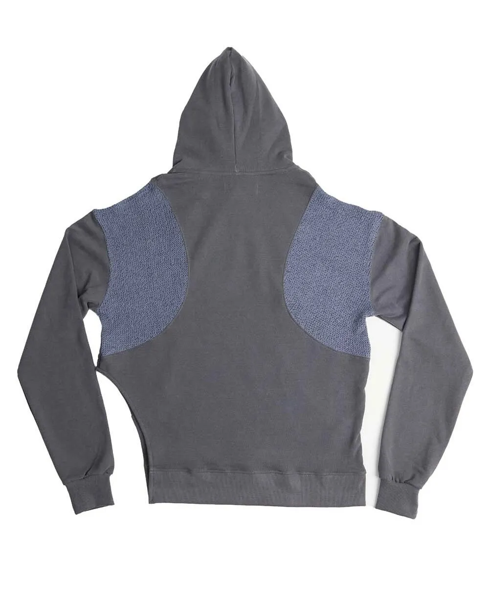 DILETTANTISME Knit Block Hoodie Charcoal