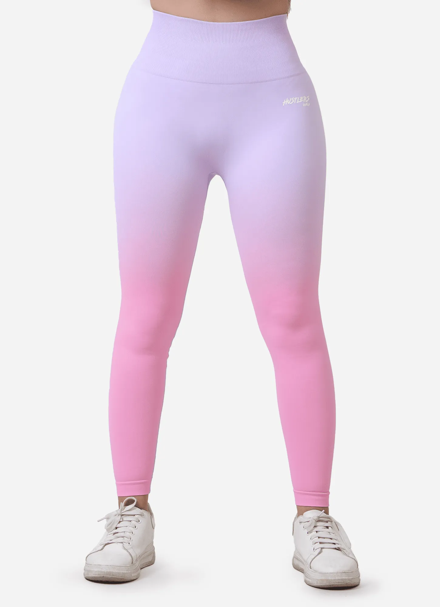 Dip Dye Seamless Leggings-Pink