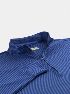 Donald Ross Mens Tonal Striped Fairway Pullover - NAVY