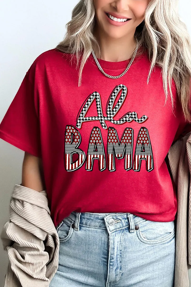 Doodle Alabama Short Sleeve Relaxed Fit T-Shirt