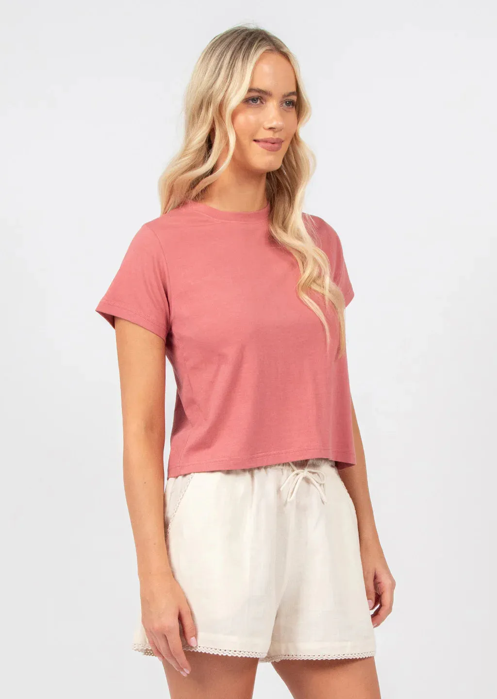 Easy Peasy Tee - Berry