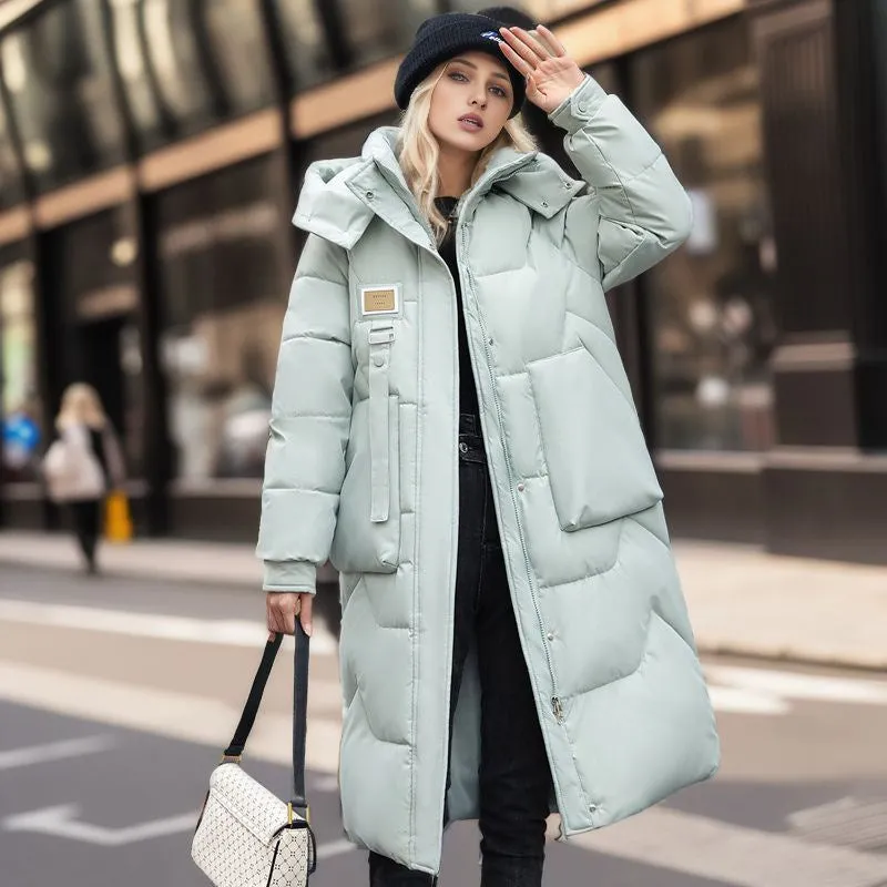 Elise – Women’s Elegant Winter Coat with Removable Hood