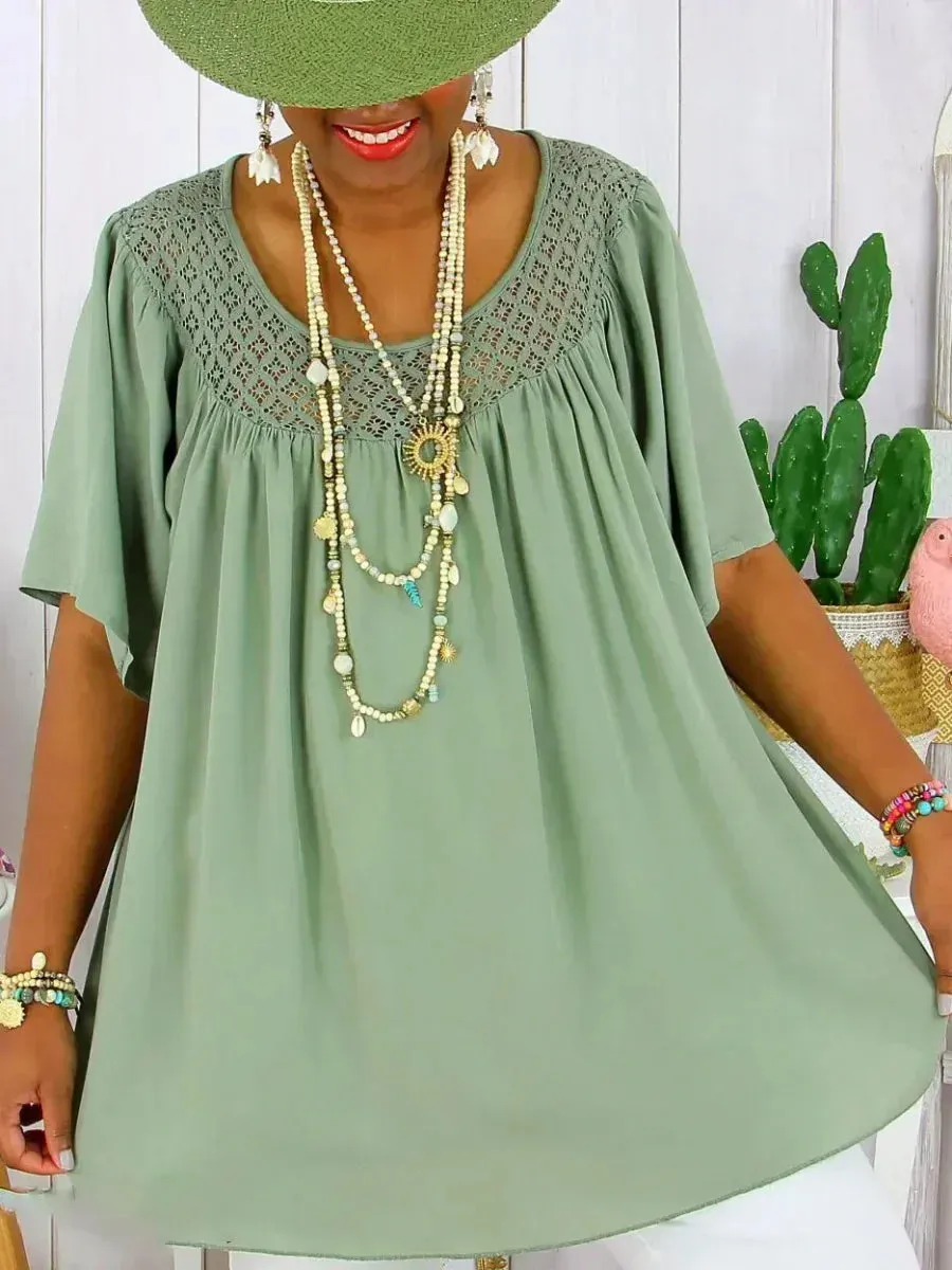 Elva - Summer Cloth With Short Sleeve