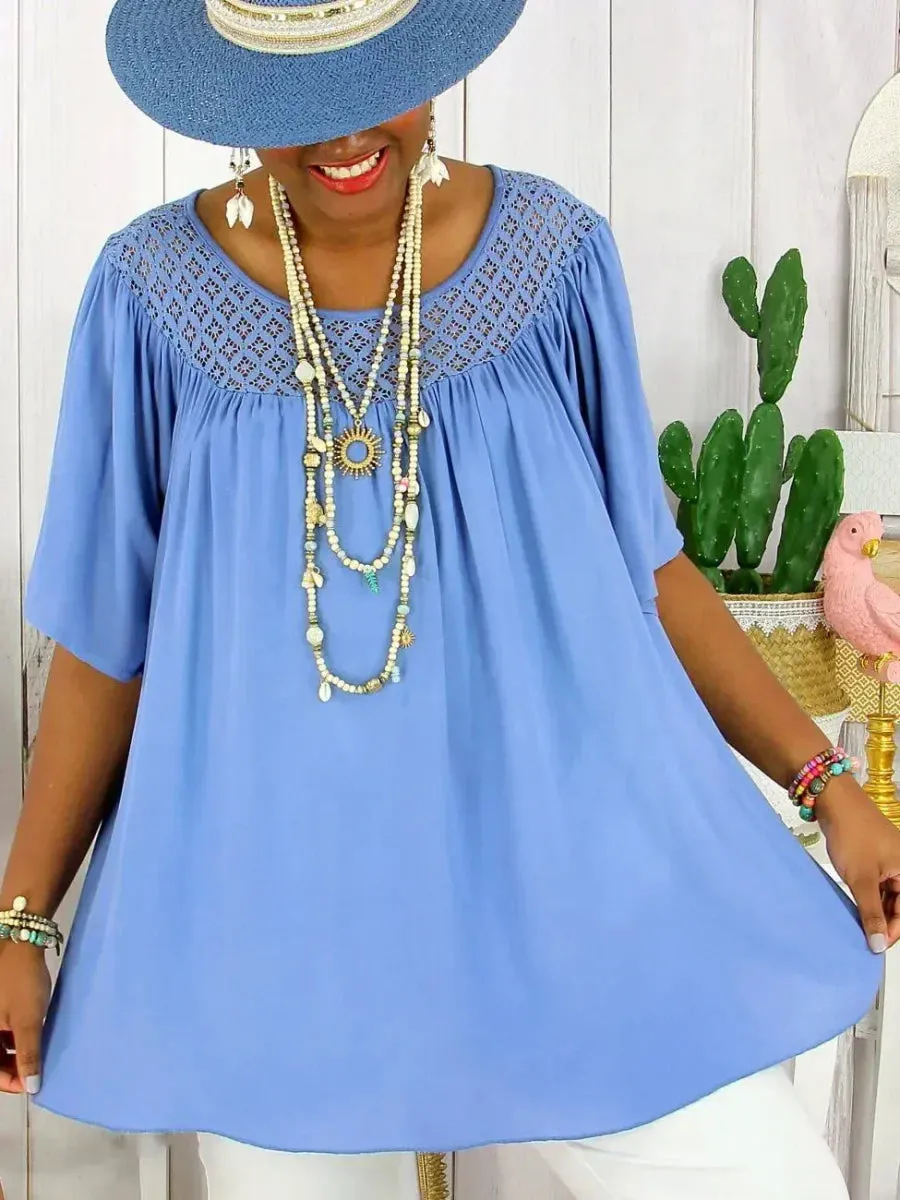 Elva - Summer Cloth With Short Sleeve