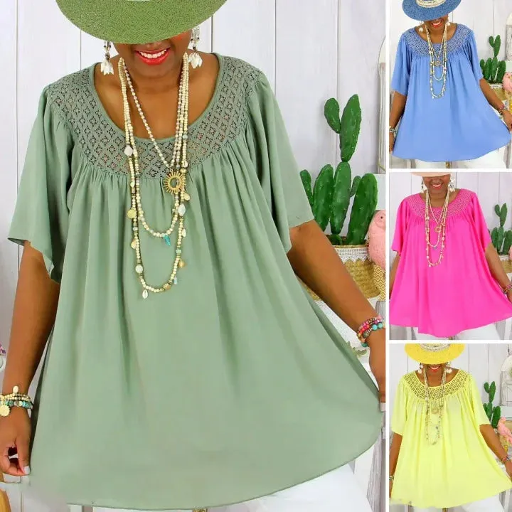 Elva - Summer Cloth With Short Sleeve