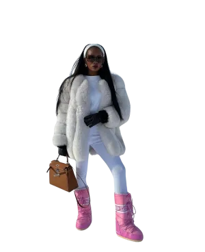 Emma™ | Tailored Straight Rows Long Coat