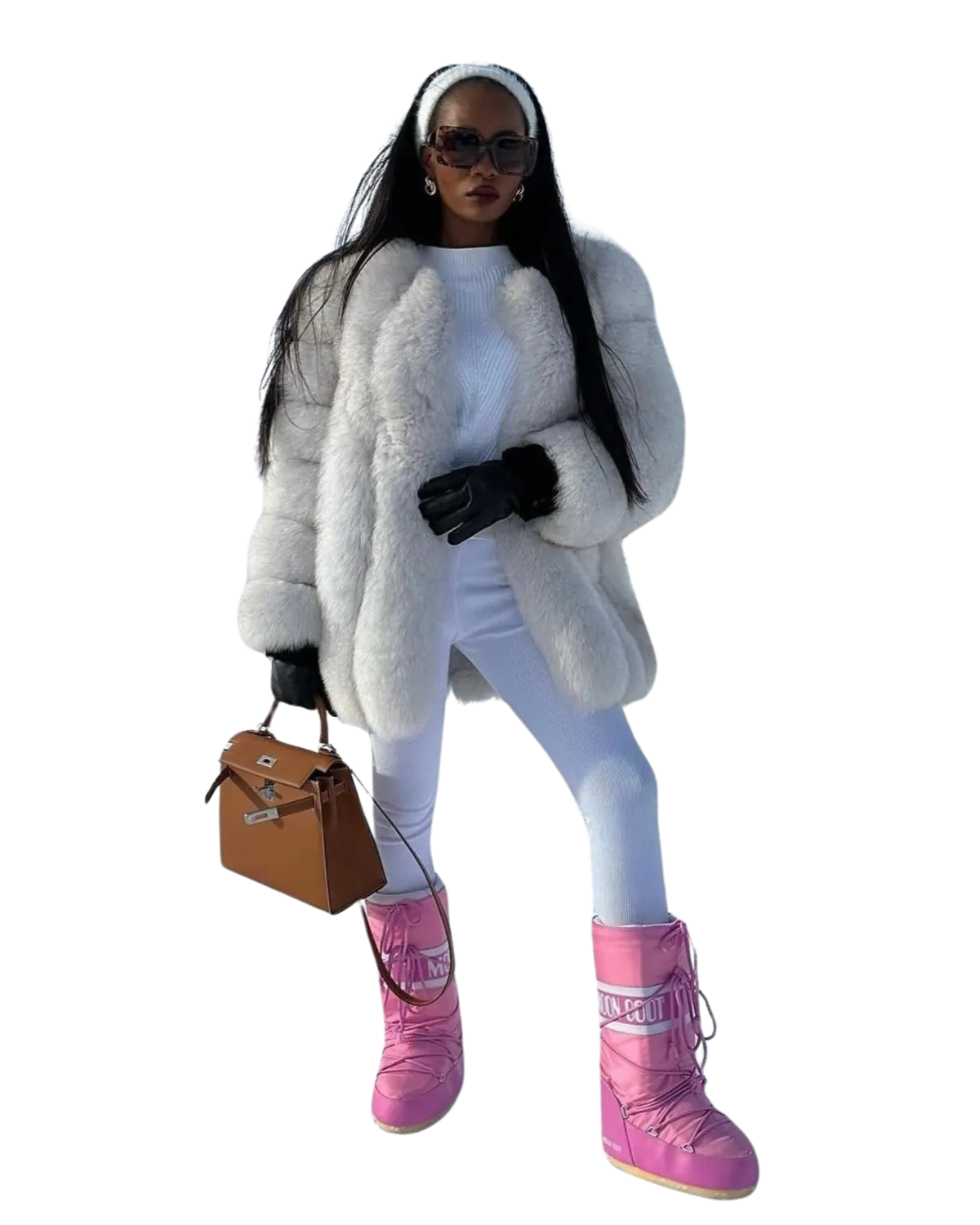 Emma™ | Tailored Straight Rows Long Coat