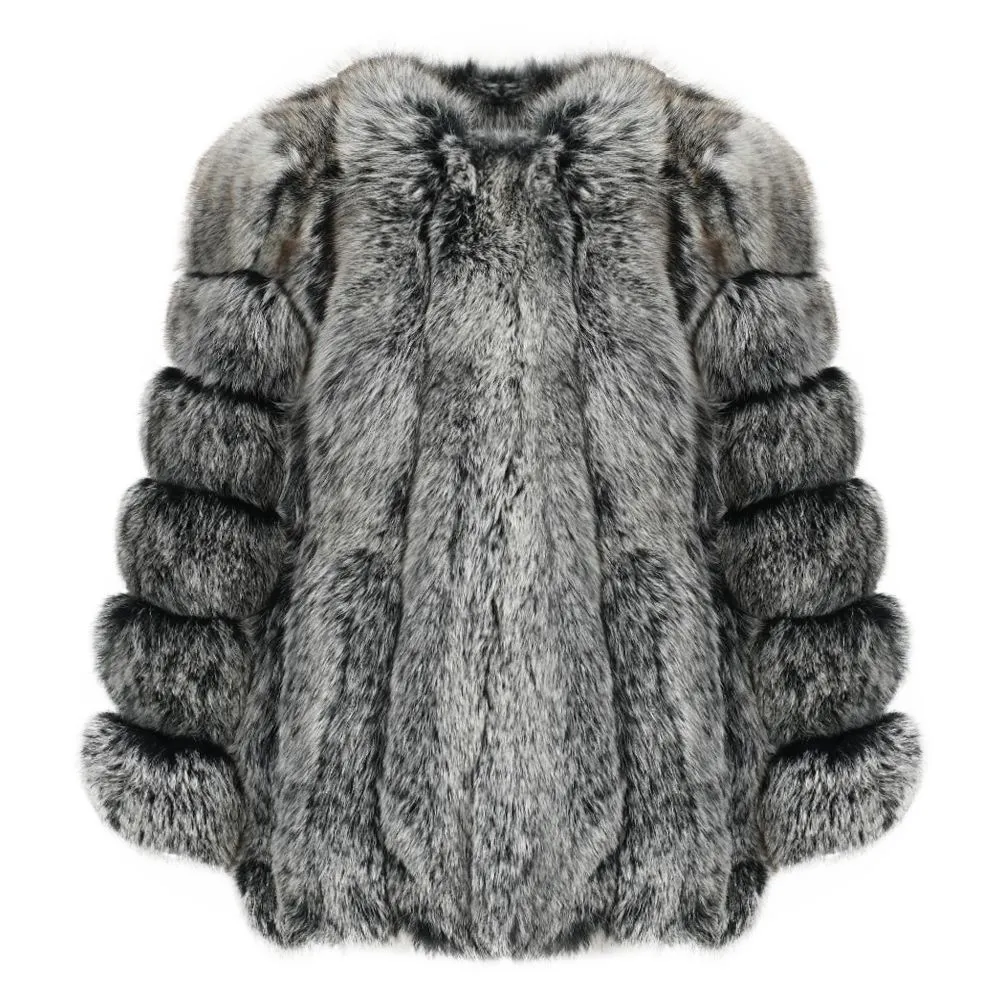 Emma™ | Tailored Straight Rows Long Coat