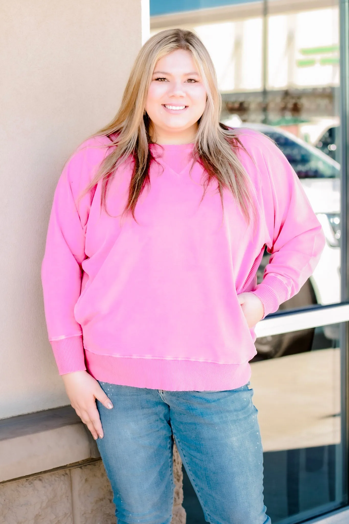 Falling for you in Hot Pink