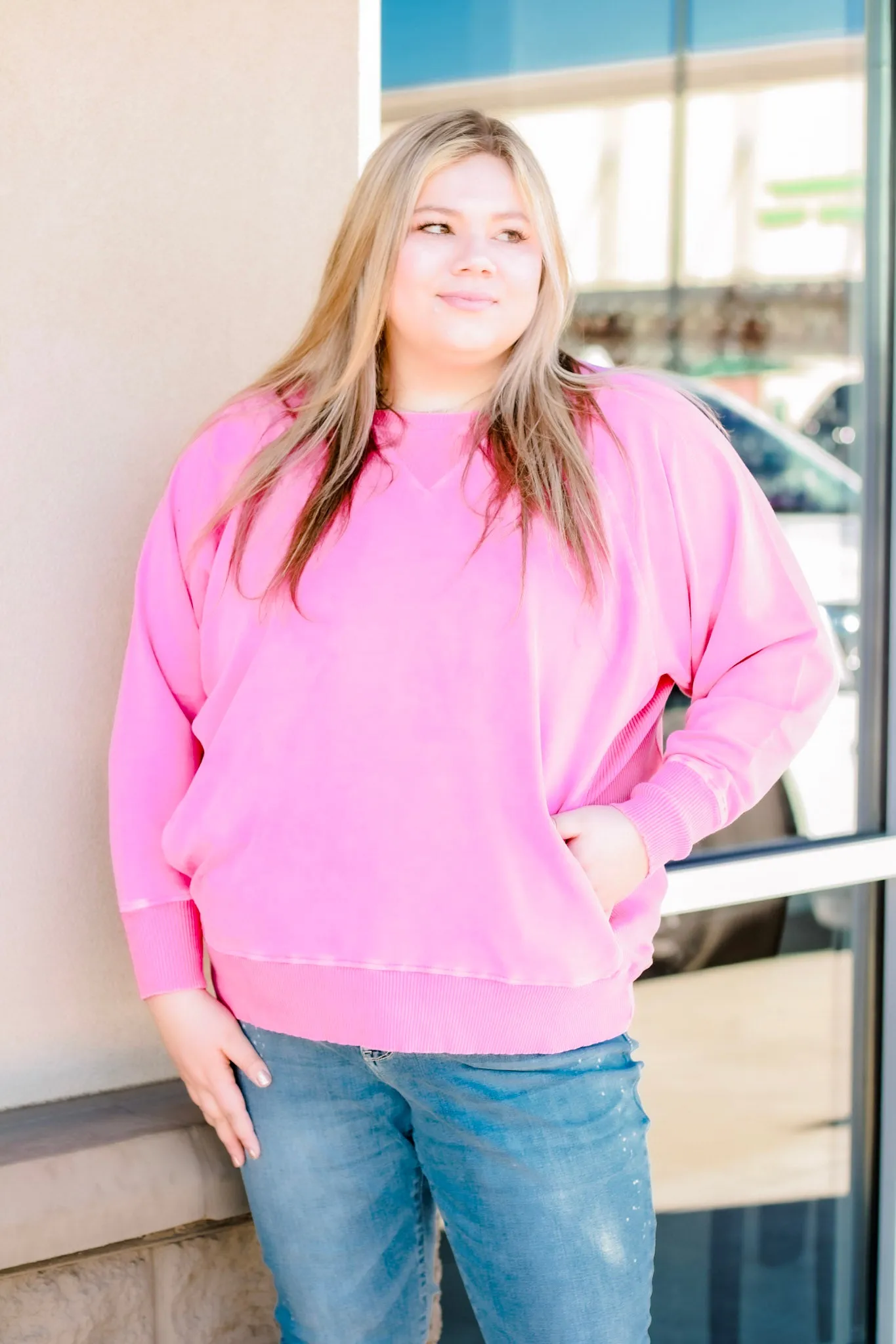 Falling for you in Hot Pink