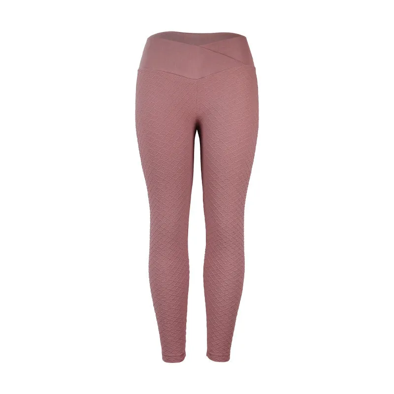 Fashion high waist buttocks ladies fitness yoga leggings trendy