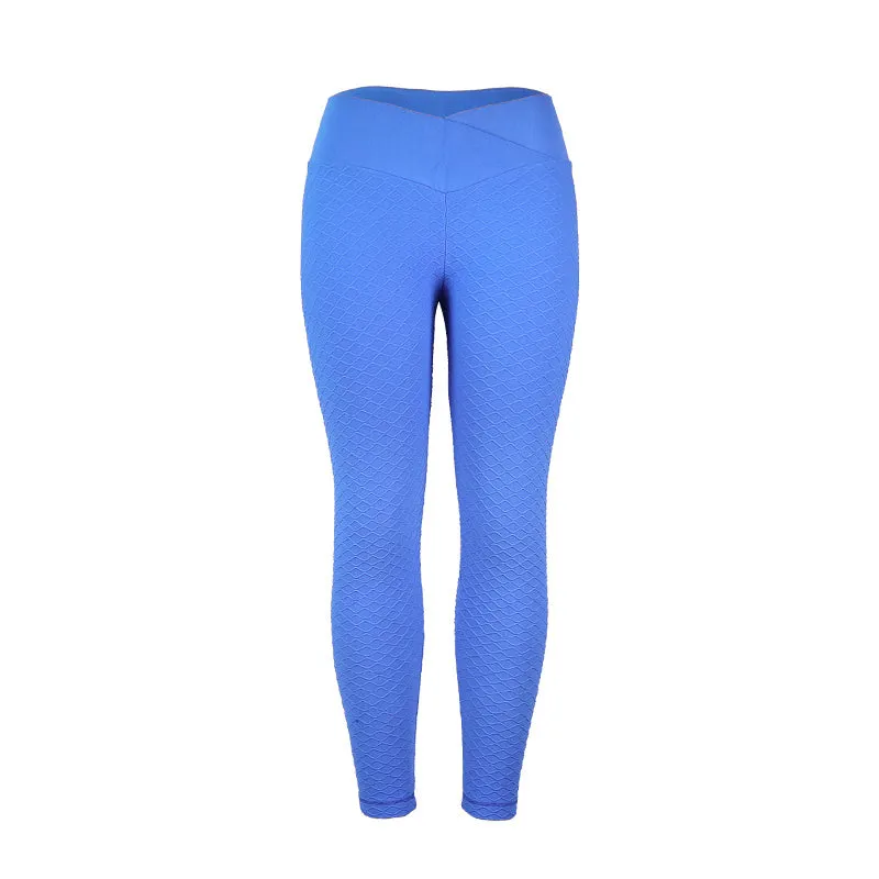 Fashion high waist buttocks ladies fitness yoga leggings trendy