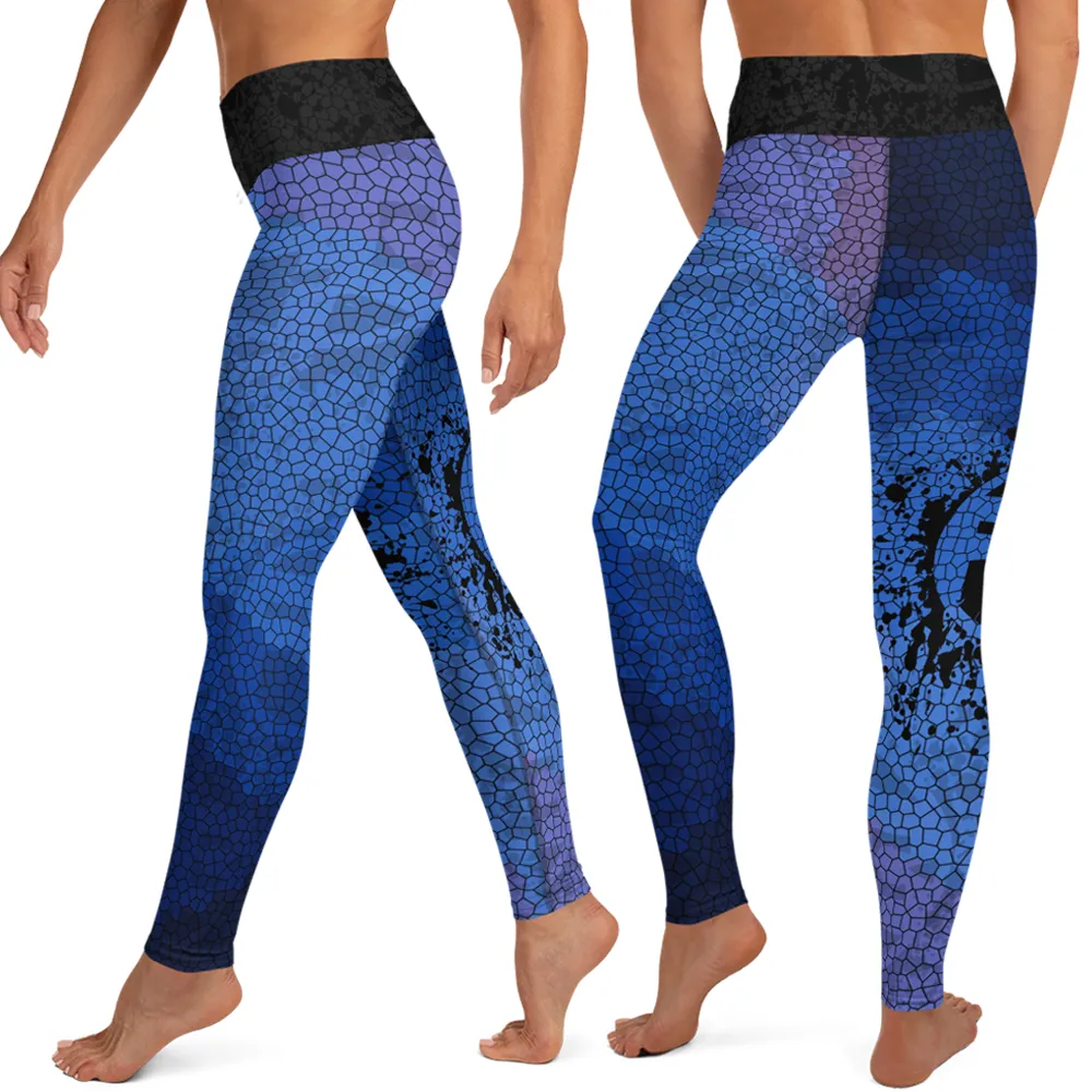 Fit Bitch - Yoga Leggings - Fire and Ice
