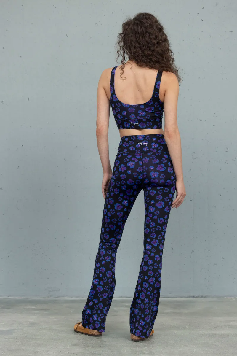 Flared Leggings Wild Violets