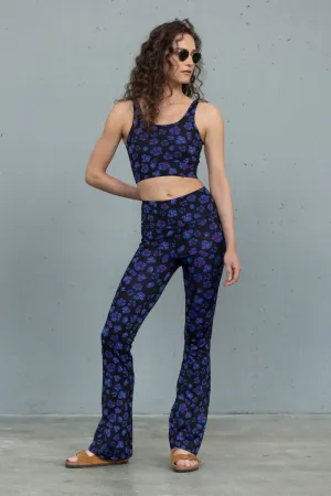 Flared Leggings Wild Violets