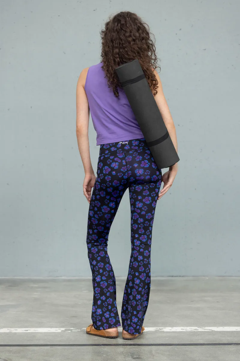 Flared Leggings Wild Violets