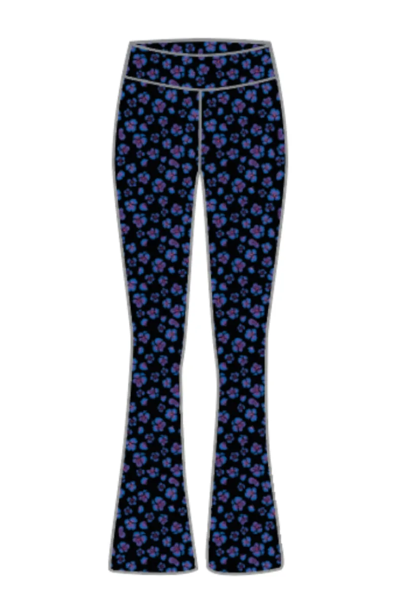 Flared Leggings Wild Violets