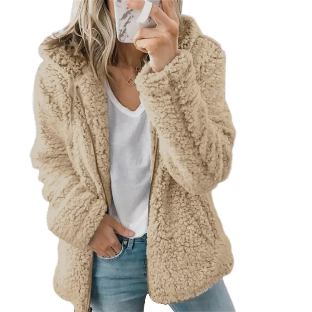 Fleece Zip Up Long Sleeved Jacket