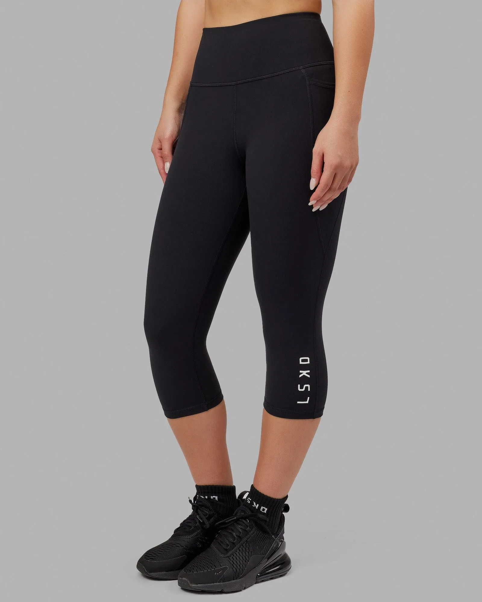 Flux 3/4 Length Tights - Black