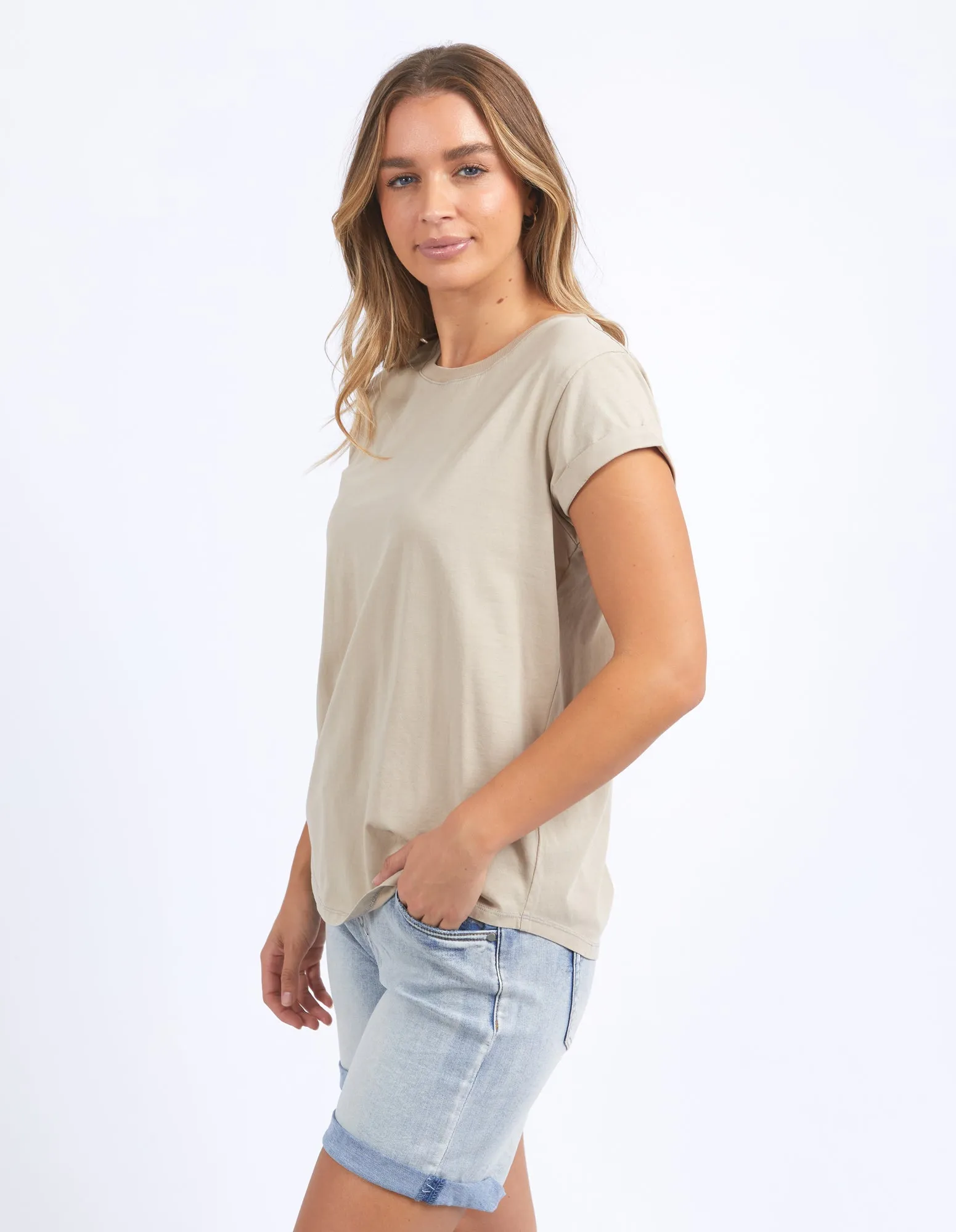 Foxwood II MANLY Tee - Oat